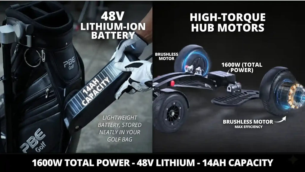 The electric golf buggy